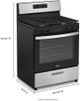 Whirlpool® 30" Stainless Steel Freestanding Gas Range with Broiler Drawer-3