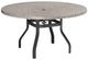 Homecrest™ Outdoor Living Customizable Shadow Rock Aluminum/Stone Round Outdoor Dining Table with Hole-0