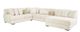 Albany Industries 3-Piece Doodle Ivory Sectional-0