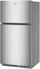 Whirlpool® 33" 21.3 Cu. Ft. Fingerprint Resistant Stainless Steel Top Freezer Refrigerator with Total Coverage Cooling-3