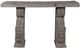 A & B Home Gray Scroll Motif Console Table-0