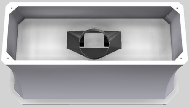 Vent-A-Hood® Designer Series 54" White Island Range Hood-2