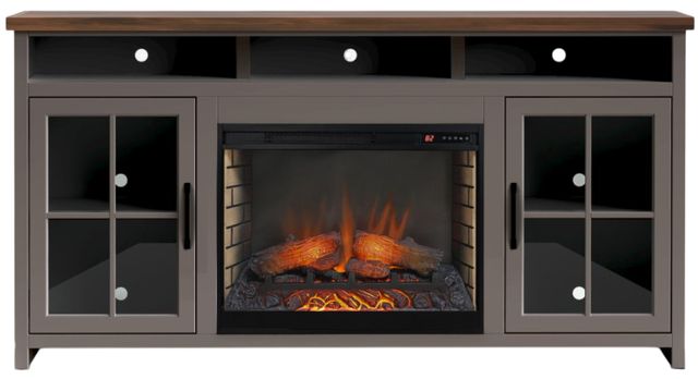 Legends Home Avalon Sandstone/Whiskey 74" Fireplace Console-0