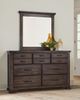 Vaughan-Bassett Grayson Manor Sable Landscape Mirror-1