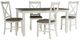 Powell® Jane 5-Piece Gray/Vanilla White Dining Set-0