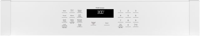 GE® 30" White Electric Built In Single Oven-2