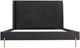 Mazin Furniture Estelle Dark Gray King Upholstered Platform Bed-3