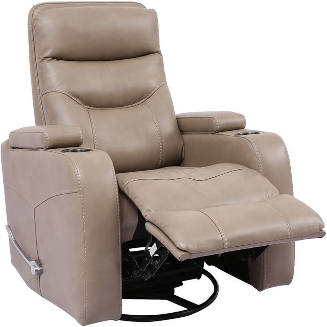 Parker House® Origin Manual Linen Swivel Glider Recliner-1