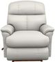 La-Z-Boy® Reed Oyster Leather Manual Rocking Recliner-1