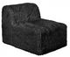 Furniture of America® Nappi Black Large L-Sectional with Ottoman-4