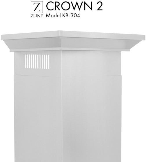 ZLINE Stainless Steel Crown Molding-4