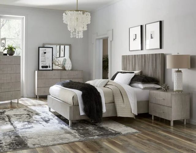 Modus Furniture Argento Misty Gray Nightstand-1