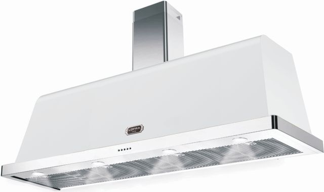 Lofra® Dolcevita 60" White Wall Mounted Range Hood-0