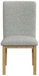 Elements International Portland Gray/Natural Side Chair-3