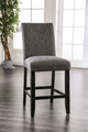 Furniture of America® Brule 2-Piece Gray Counter Side Chair Set-1