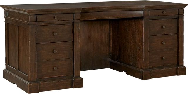 aspenhome® Jackson Turkish Coffee 72" Executive Desk-0