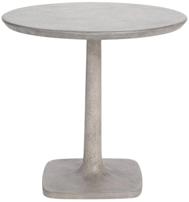 Classic Home Paulina Light Gray Concrete Outdoor Bistro Dining Table-0