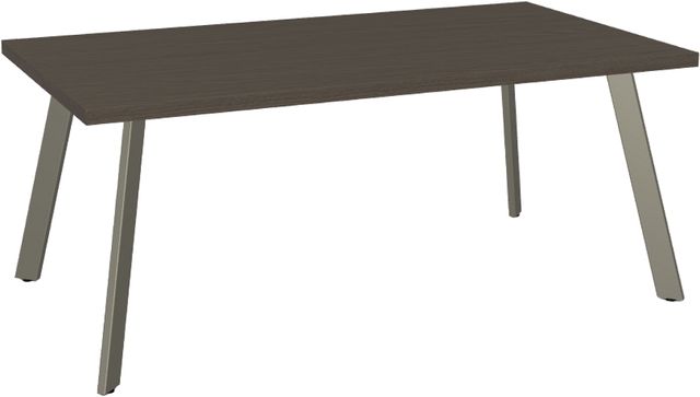 Amisco Customizable Lidya White Oak 72" Veneer Dining Table-0