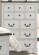 Furniture of America® Hampstead White/Dark Brown Chest-0