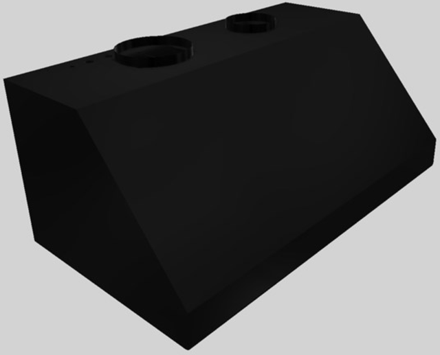 Vent-A-Hood® 42" Black Wall Mounted Range Hood-3