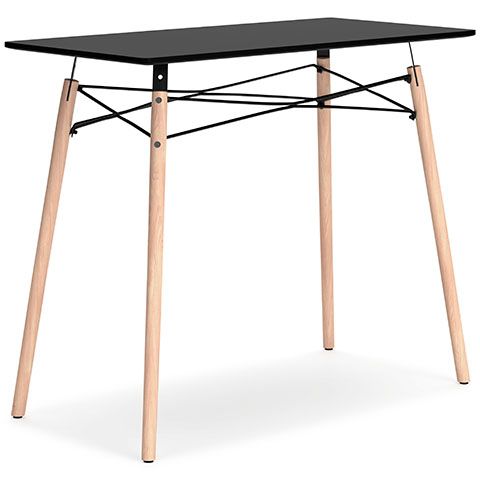 Signature Design by Ashley® Jaspeni Black Natural Office Desk-0