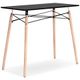 Signature Design by Ashley® Jaspeni Black Natural Office Desk-0