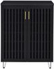 Coaster® Brixton Black Shoe Storage Cabinet-1