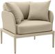 TOV Furniture Kapri Taupe Aluminum/Fabric Outdoor Accent Chair-0