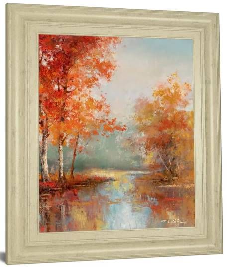 Classy Art Autumns Grace II by T.C Chiu Wall Art-1