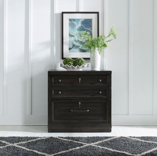 Liberty Furniture Harvest Home Chalkboard Bunching Lateral File Cabinet-1