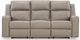 Signature Design by Ashley® Lavenhorne Pebble Reclining Sofa with Drop Down Table-1