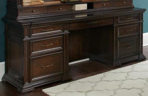 aspenhome® Grand Classic Tobacco 74" Credenza Desk-1