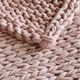 Olliix by Madison Park Chunky Double Knit Blush Throw-4