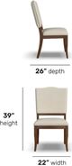 Flexsteel® Bellevue 5-Piece Whiskey Brown Dining Set-3