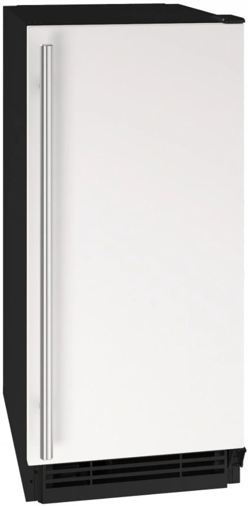 U-Line® 1 Class 15" 25 lb. White Solid Ice Maker-0
