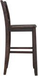 Elements International Merideth Toffee Brown Bar Stool-2
