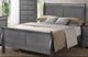 American Wholesale Furniture Louis Philippe Gray Twin Sleigh Bed-0