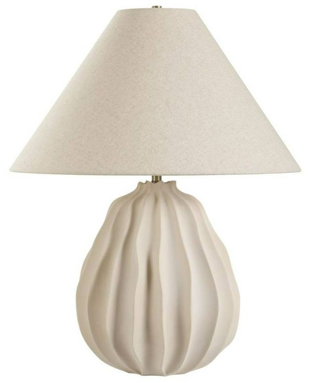 Uttermost® Javary Matte Beige Table Lamp-0