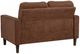 Coaster® Bowen II Rust Upholstered Loveseat-3