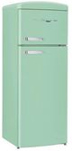 Unique® Appliances Classic Retro 22'' 7.5 Cu. Ft. Summer Mint Green Top Freezer Refrigerator-2