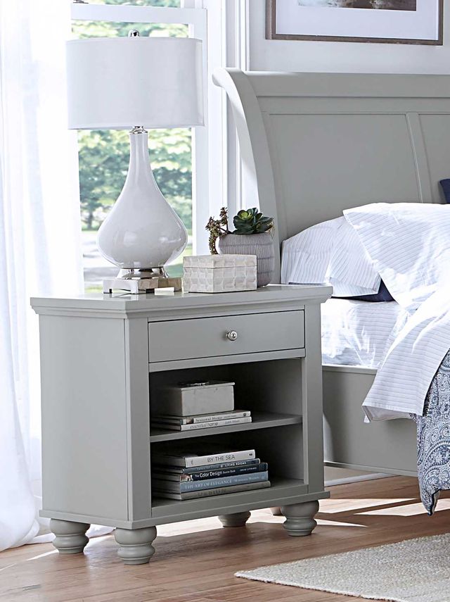 Aspenhome® Cambridge Light Gray Paint Nightstand-1