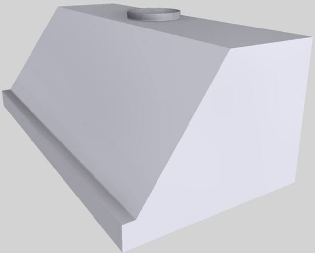 Vent-A-Hood® 48" Wall Mounted Range Hood-White-1