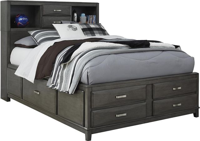 Signature Design by Ashley® Caitbrook 4-Piece Gray Full Storage Bed Set-1