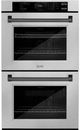 ZLINE Autograph Edition 30" Satin Stainless Steel Double Electric Wall Oven-0