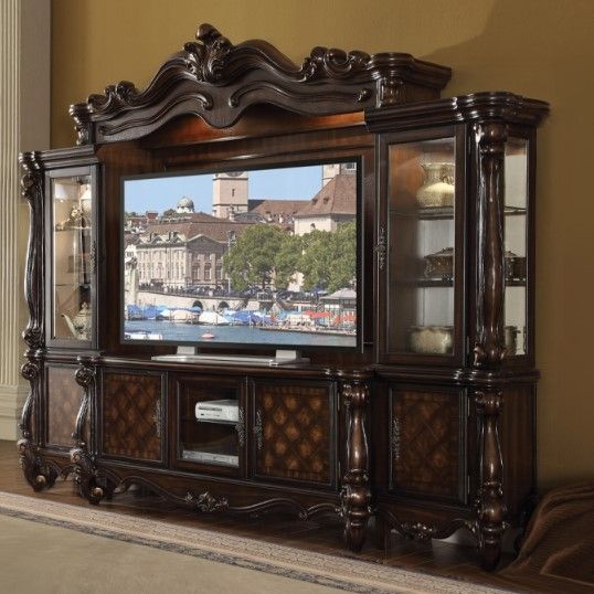 ACME Furniture Versailles Cherry Oak Entertainment Center-1