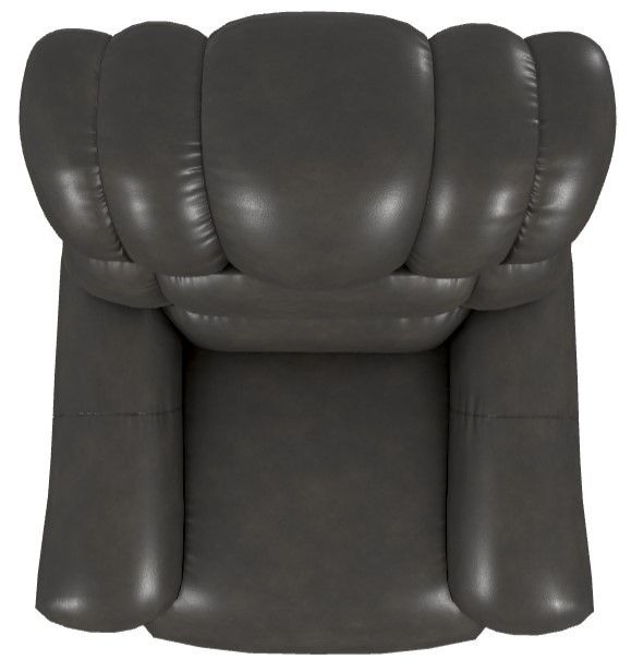 La-Z-Boy® Randell Dark Chocolate Leather Power Rocking Recliner with Headrest and Lumbar-4