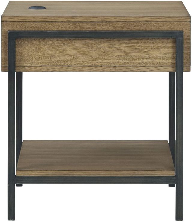 Signature Design by Ashley® Fridley Brown End Table with Black Base-2