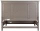 Magnussen Home® Lancaster Dovetail Gray Complete California King Shutter Panel Bed-3