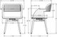 Amisco Customizable Sorrento Dining Swivel Chair-1