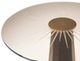 Michael Amini® St. Charles Glass Chairside Table with Bronze/Dove Gray Base-3